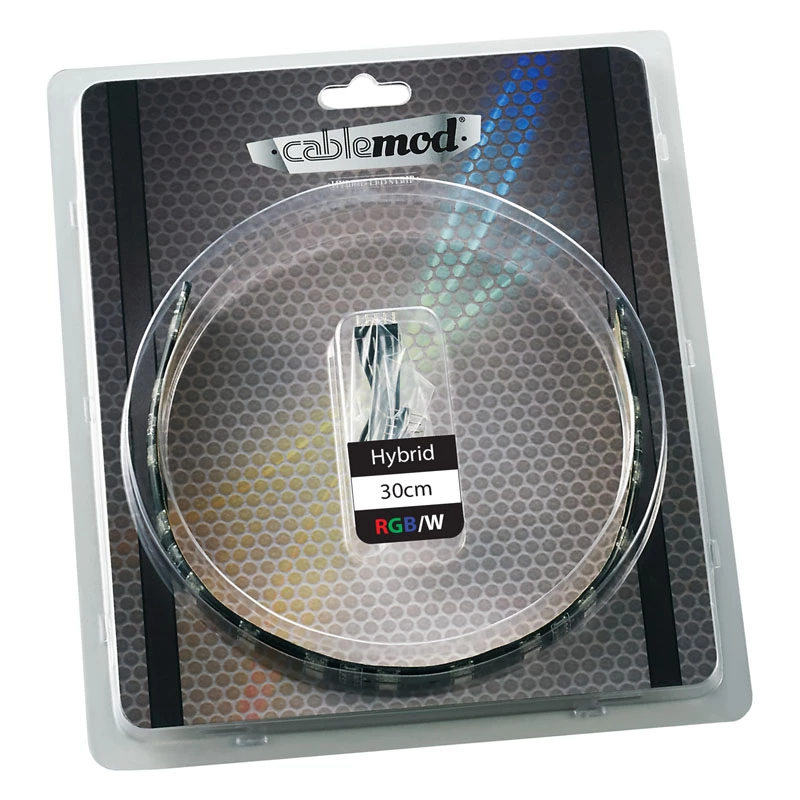 Striscia LED CableMod CM-LED-30-D30RGBW-R bianco RGB 30 cm