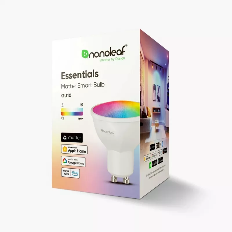 Lampadina smart Nanoleaf Essentials NF080B02-1GU10 Wi-Fi 5 W bianco