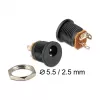 Connettore femmina per alimentatore DeLOCK 65690 nero