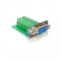 Adattatore VGA connettore femmina su morsettiera DeLOCK 65170