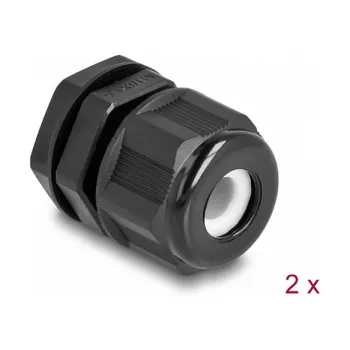 DeLOCK pressacavo EX M16 nero 2 pz poliammide