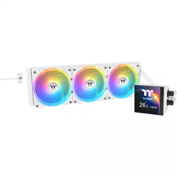 Dissipatore liquido AIO THERMALTAKE MAGFloe 360 Ultra White radiatore da 360 mm, 360 mm, bianco