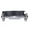 Dissipatore ad aria per processore SILVERSTONE SST-XE01-1700A — ventola da 8 cm, 1000–5500 giri/min, doppio cuscinetto a sfere, nero