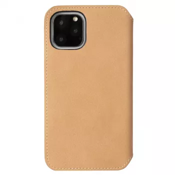 Custodia per cellulare Krusell Sunne per Apple iPhone 11 Pro Max — nude vintage, custodia folio con porta carte