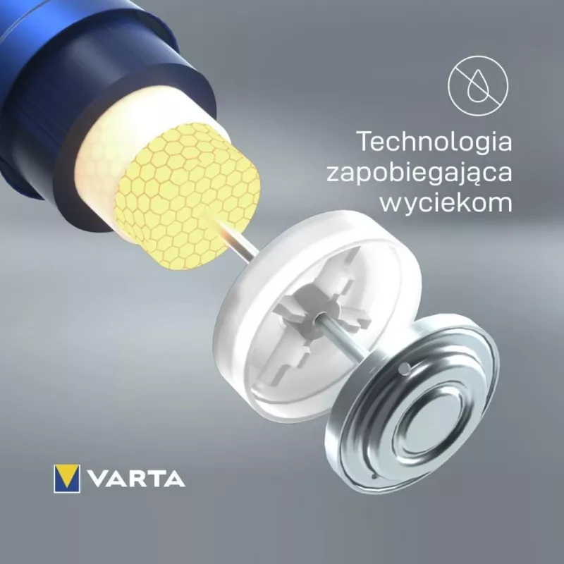 Confezione di batterie alcaline Varta AAA (R3) Longlife Power — 24 pezzi