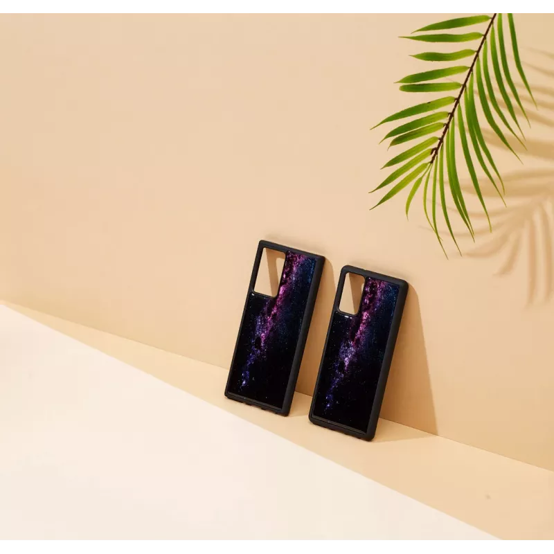 Custodia protettiva iKins per Samsung Galaxy Note 20 — Milky Way nero