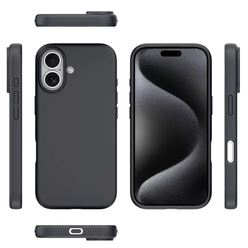 nevox StyleShell Shock 2523 custodia per iPhone 17, nera