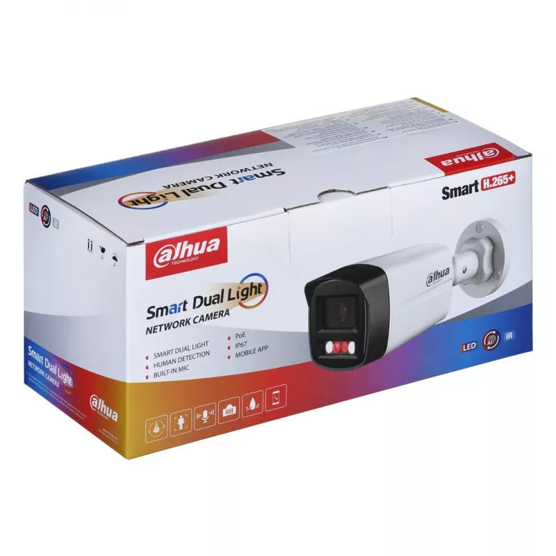 Dahua Technology telecamera di rete bullet 4MP Entry Smart Dual Light a focale fissa
