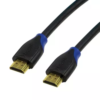 LogiLink CH0062 cavo HDMI 2.0 High Speed con Ethernet, 4K/60Hz Ultra HD, 3D, connettori dorati, 2 m, nero