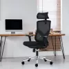 Sedia da ufficio girevole mark adler Manager 3.3 nero — design ergonomico, base girevole