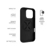 Cover posteriore fissa | Apple | iPhone 17 Pro Max | silicone liquido | nero | MagFlow