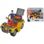 Simba Sam il Pompiere quad Mercury con personaggio, veicolo giocattolo