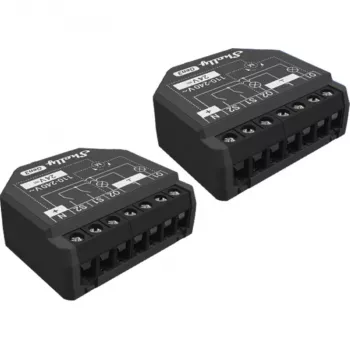 Interruttore smart Shelly 2PM Gen3 nero 2P wireless 110-240V