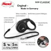 Flexi New CLASSIC 5 m nero guinzaglio retrattile per cani