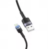 Cavo dati USB-Lightning Tellur 1,2 m in nylon intrecciato nero