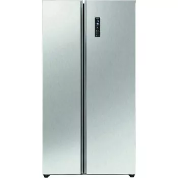 Frigorifero combinato side-by-side freestanding Bomann 442 L acciaio inox – 291 L vano frigo / 151 L vano congelatore, NoFrost, MultiAirflow