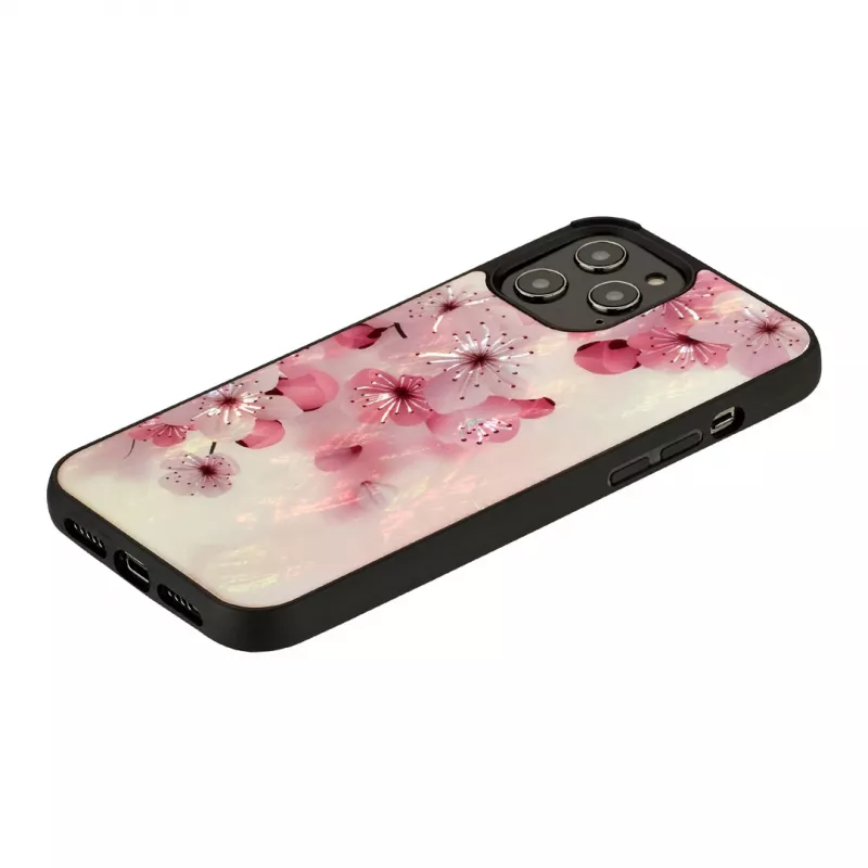 Custodia iKins per Apple iPhone 12 / 12 Pro — design fiori di ciliegio