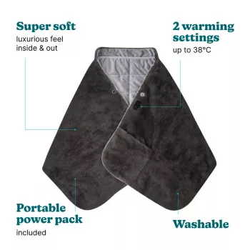 Termoforo wireless HoMedics HCM-SWL100 — termoforo portatile ricaricabile per spalle e schiena