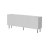 Cama Meble LUCCA 4D cassettiera, 200x40x80 cm, bianca