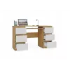 Set scrivania KUBA rovere Artisan/bianco