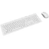 Rapoo 8210M set tastiera e mouse wireless multimodale, bianco