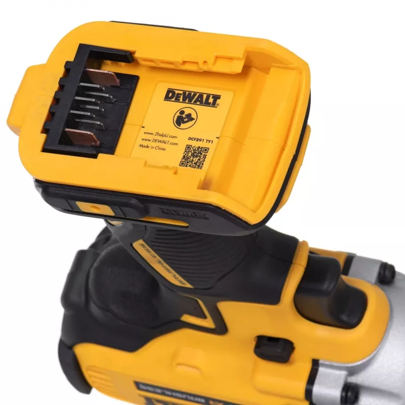 Avvitatore elettrico/avvitatore a impulsi DeWALT DCF891NT-XJ giallo