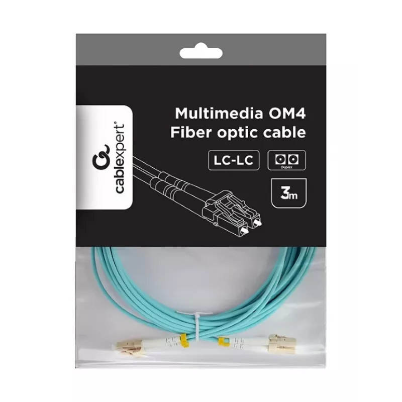 Cavo multimodale duplex OM4 50/125, LC/LC, 3m