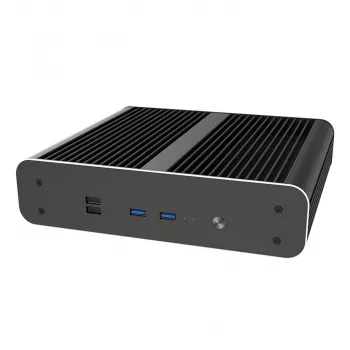 Case per computer Akasa Euler CTX case mini senza ventole Thin Mini-ITX – nero