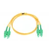 Patch cord Extralink SC/APC-SC/APC, monomodale, duplex, G657A, 3mm, 1m