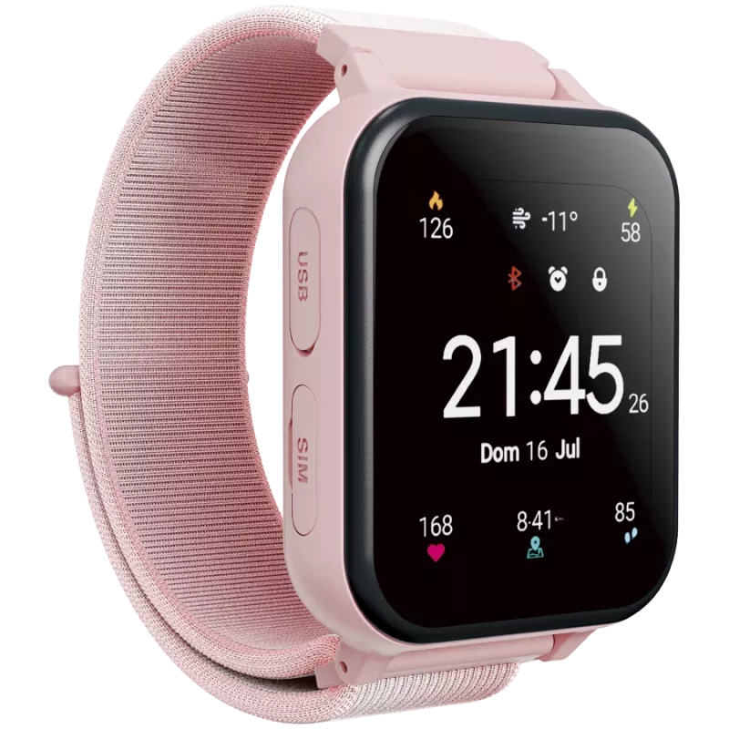 CANYON orologio per bambini Alfie KW-37 MP3 Study&Game rosa