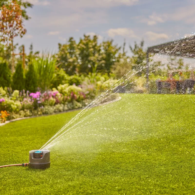 Irrigatore circolare Gardena AquaPrecise nero blu grigio 1 pz.