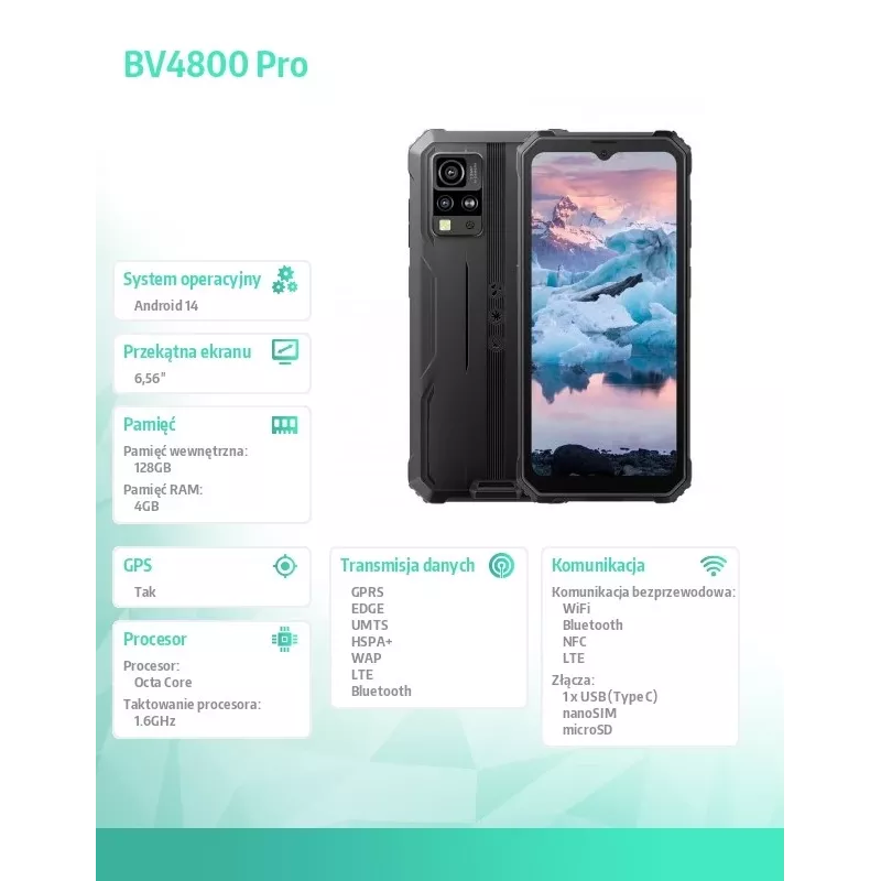 Blackview BV4800Pro 4GB/128GB nero