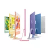 PC All-in-One Apple iMac 24" M4 (CPU 8 core, GPU 8 core), 16 GB RAM, SSD 256 GB, Retina 4,5K, tastiera tedesca, Magic Mouse, senza Gigabit Ethernet, verde, MWUE3D/A