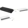 LogiLink - patch panel - montaggio a parete - RJ-45 X 12 - grigio chiaro, RAL 7035