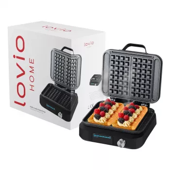 Macchina per waffle Lovio LVWF002BK 1500W nero