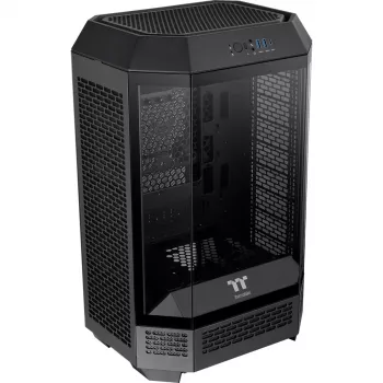 Thermaltake The Tower 300 Black Micro Tower Tempered Glass Case PC Gaming