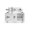 Ubiquiti UACC-Wave-AP-Micro-Mount staffa di montaggio su palo per 4 Wave AP Micro, acciaio inox, palo 25–76 mm, bianca