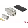 Connettore maschio TNC a crimpare RG-59 DeLOCK 90030