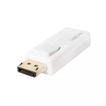 Adattatore di genere LogiLink CV0100 DisplayPort a HDMI bianco