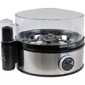 ROMMELSBACHER ER 400 - Cuociuova - 400 W - acciaio inox/nero