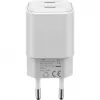 Caricabatterie dual-fast USB-C Nano, PD, GaN, 35 Watt (bianco, 2x USB-C, Power Delivery 3.0)
