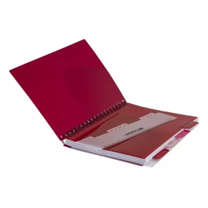 Blocco a spirale A5 Coolpack rosso