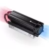 Dissipatore per SSD M.2 Jonsbo M.2-7 nero — dissipatore passivo per unità M.2, design in alluminio piatto