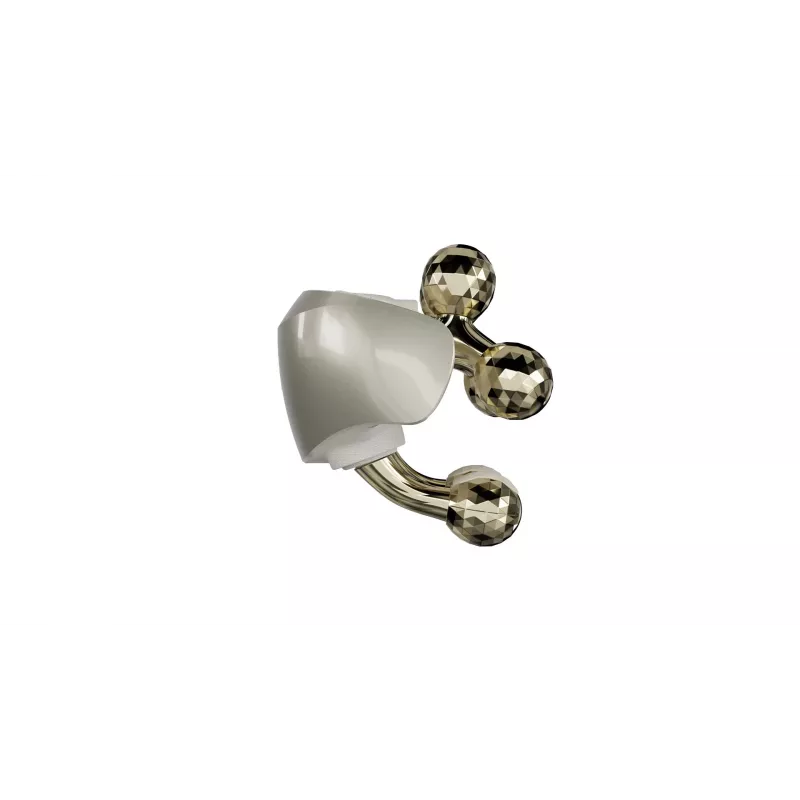 SKG H7 Ultra-E – testine massaggianti dorate, massaggio combinato, massaggio a compressione, massaggio impastante, massaggio vibrante, collo, spalle, oro, plastica, pulsanti, batteria