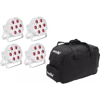 Faretto LED EUROLITE SLS-7 HCL 4x bianco con softbag