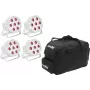 Faretto LED EUROLITE SLS-7 HCL 4x bianco con softbag
