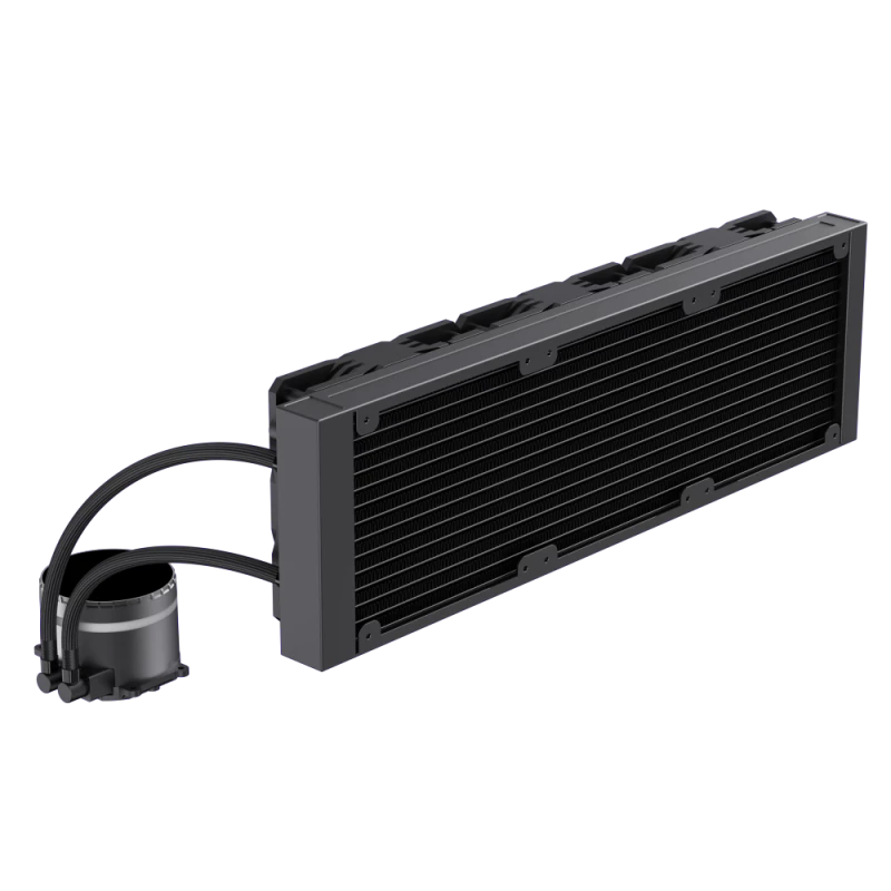 Gamemax | Dissipatore a liquido per CPU | ICEBURG 360 INFINITY | nero
