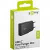 Goobay USB-C™ PD caricabatterie rapido GaN sottile (30 W) nero