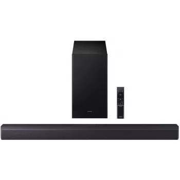 Soundbar Samsung HW-B450F/EN 2.1 canali Bluetooth con subwoofer wireless, 300 W RMS, Dolby Audio, ARC