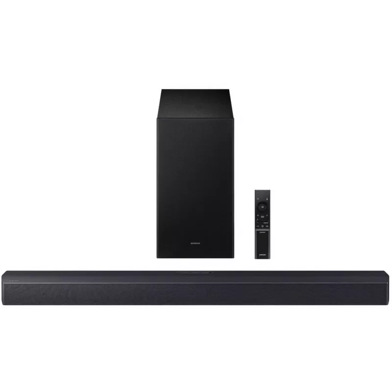 Soundbar Samsung HW-B450F/EN 2.1 canali Bluetooth con subwoofer wireless, 300 W RMS, Dolby Audio, ARC